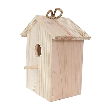 Street27? Outdoor Garden Backyard Birdhouse Birdcage with Transparent Backing for Kids