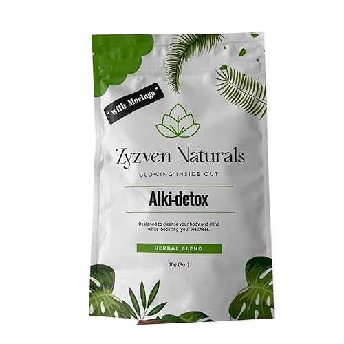 Miniatura 2 de Zyzven Naturals Alki-Detox - Té de hojas sueltas con infusión de hierbas y hojas sueltas paquete de 282oz sin azúcar ni cafeína