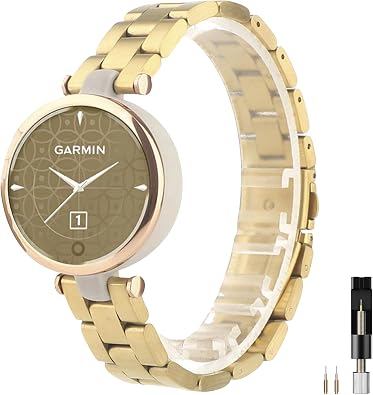 Miimall Metal Watch Band Compatible with Garmin Lily Watch