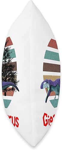 Miniatura 2 de Giganotosaurus Retro T rex prehistoric dinosaur Father's day Throw Pillow