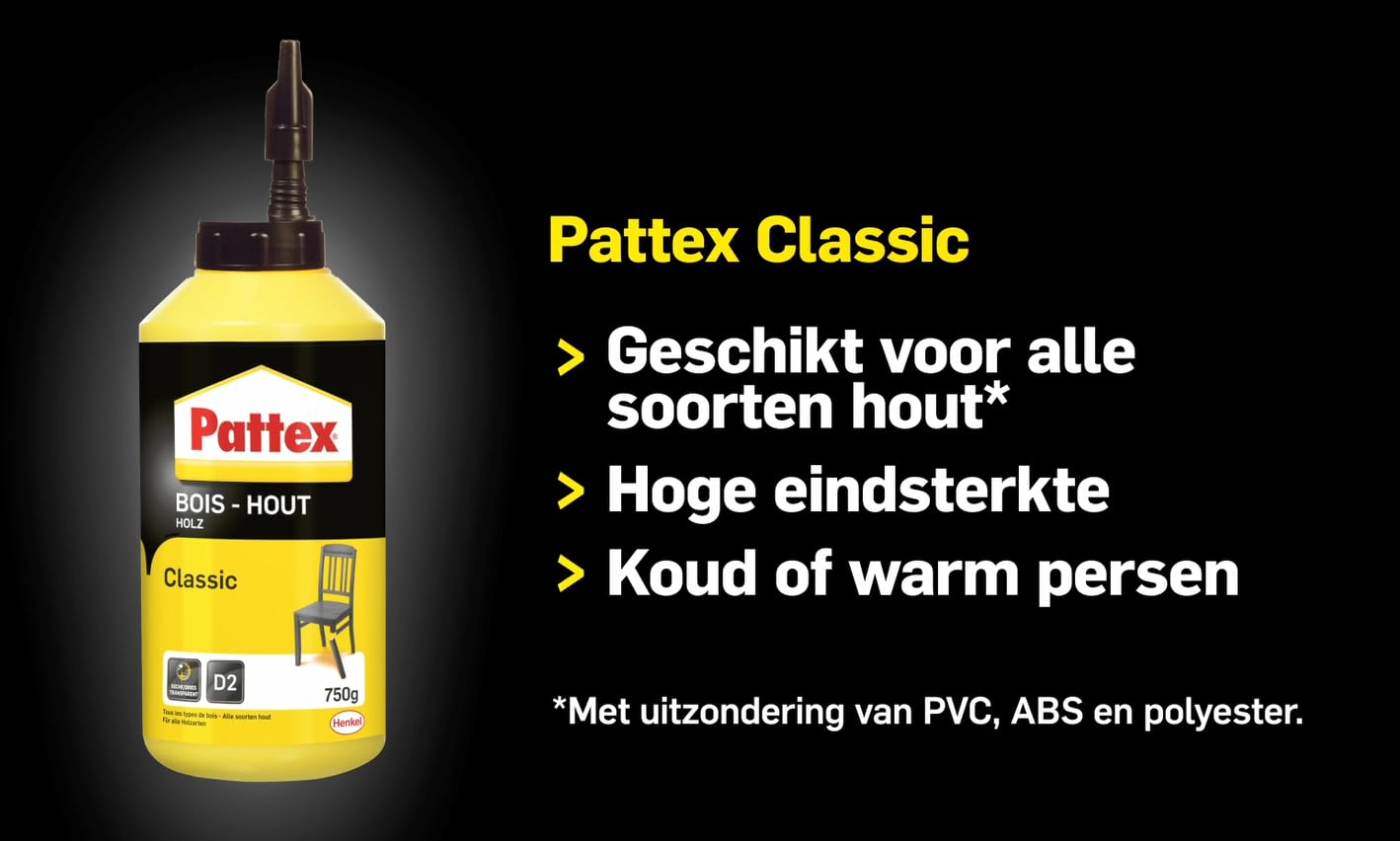 Pattex Classic - Cola para madera (750 g)