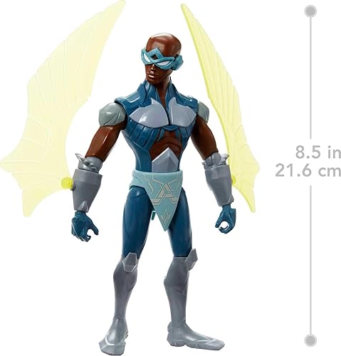 Miniatura 3 de Masters of the Universe He-Man and The Stratos - Figura grande con accesorio inspirado en la serie animada Motu Netflix, juguete coleccionable de