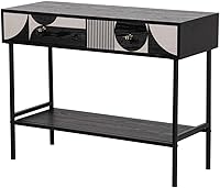 Vista 6 de Mesa De Centro MDF Metal Blanco 43.3 x 22.0 x 17.7 in