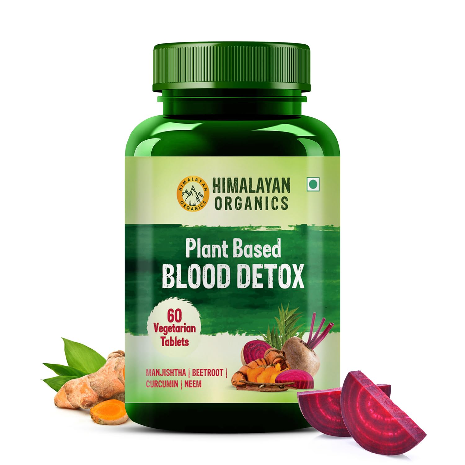 Himalayan Organics Blood Detox | Beetroot Curcumin Manjistha Extracts | Pimple & Acne Control | Natural Purifier & Cleanser – 60 Tablets (B0BRVJMFRZ) Amazon Price History, Amazon Price Tracker