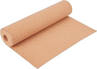 BENECREAT 3.5mx40cm Korkrolle, Sandbraunes Korkblatt, Pinnwand-Hintergrund, Korktafel Für Küchen-Hotpads, Wanddekorationen Und DIY-Kunsthandwerk, 2 mm Dick