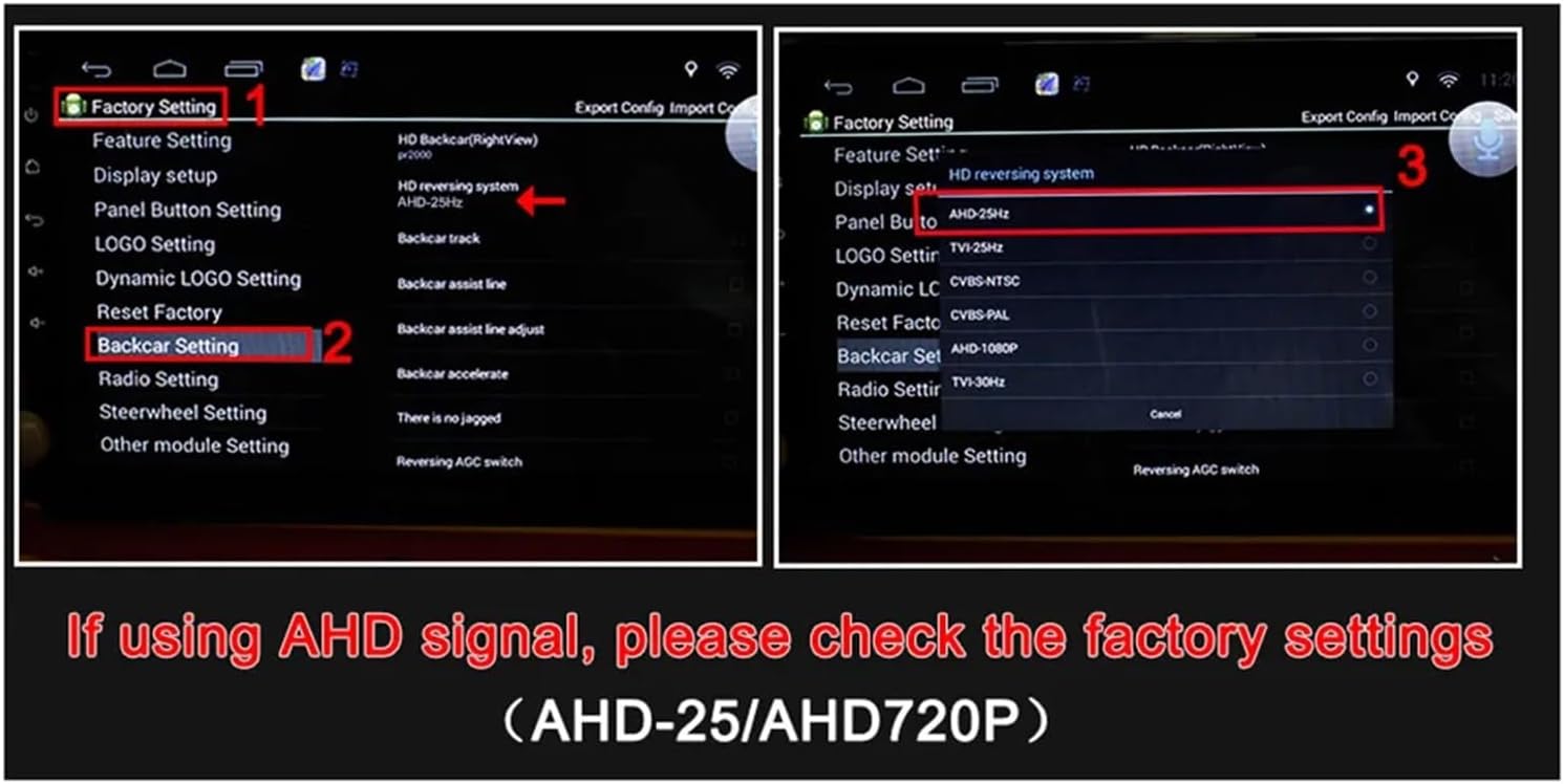 車用リバースバックアップリアビューカメラ アンドロイド DVD AHDモニター 170度 AHD 720P 魚眼レ 【ナイトビジョンリバースフィアット】