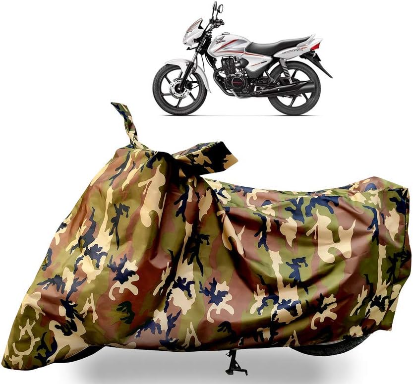 VVM Zexshikazol Honda CB Shine Bike Cover Waterproof - Dustproof - Scratch Proof - UV Protection - Thick Stuff - Strong Stitching - Full Body Honda CB Shine Bike Cover Polyester (Multicolour)