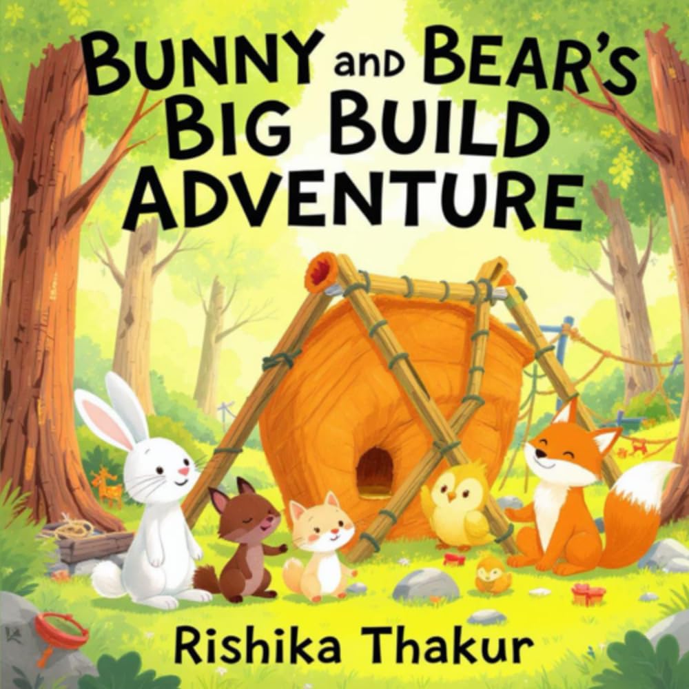 Bunny and Bear’s Big Build Adventure: “A Heartwarming Children’s Story About Teamwork, Friendship, and Building a Magical Forest Playground”