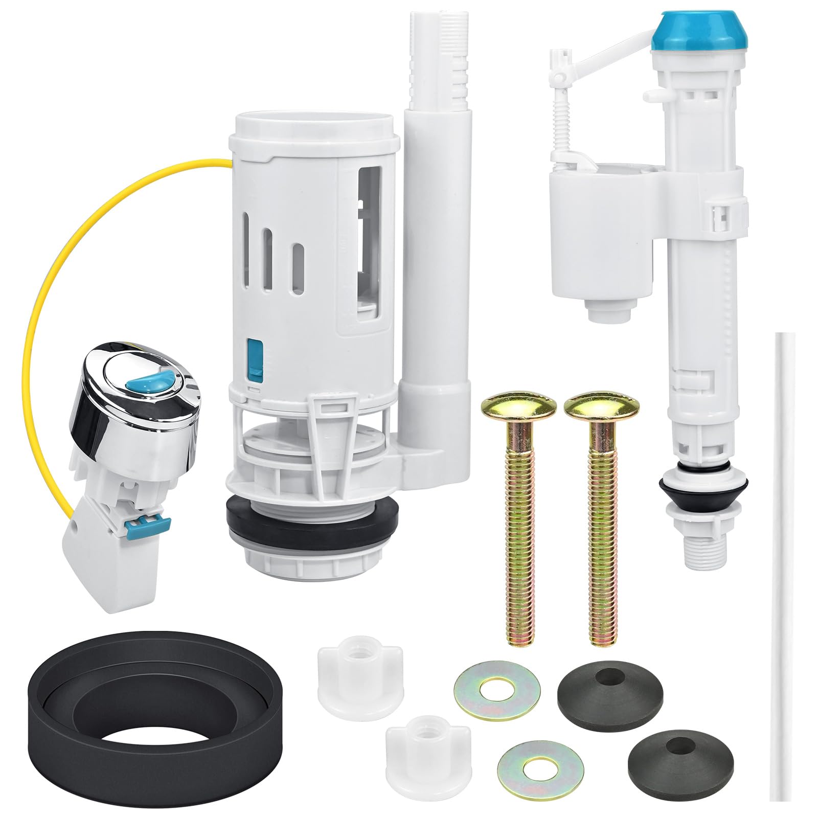 Toilet Flush System Replacement, Toilet Cistern Flush Parts, Water Closet Flush Valve