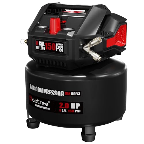 Baotree 8 Gallon Portable Air Compressor product photo (Air Compressors) — ScooterReviewPro review