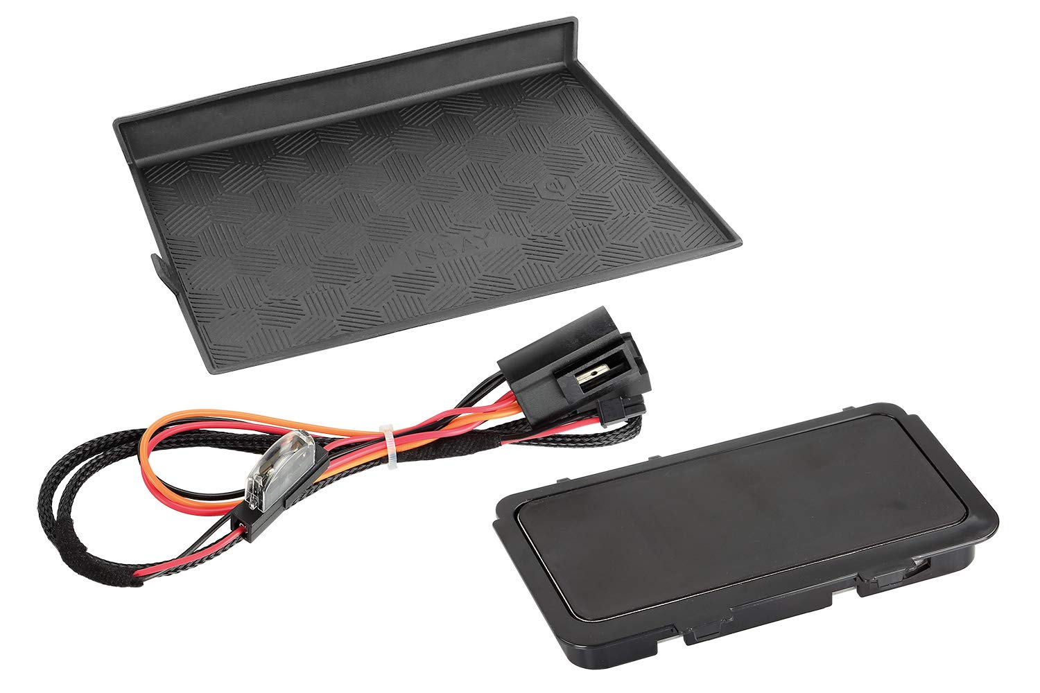 INBAY Qi - Soporte para teléfono móvil (10 W, inductivo/inalámbrico, Apto para VW Tiguan (AD1), Tiguan Allspace (AD1), Accesorio de Soporte para Coche