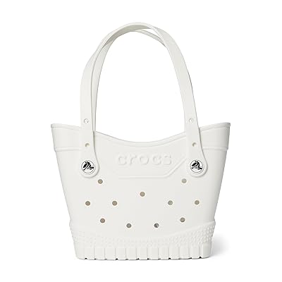 Crocs Small Tote Tote Handbags White, Synthetic/Textile