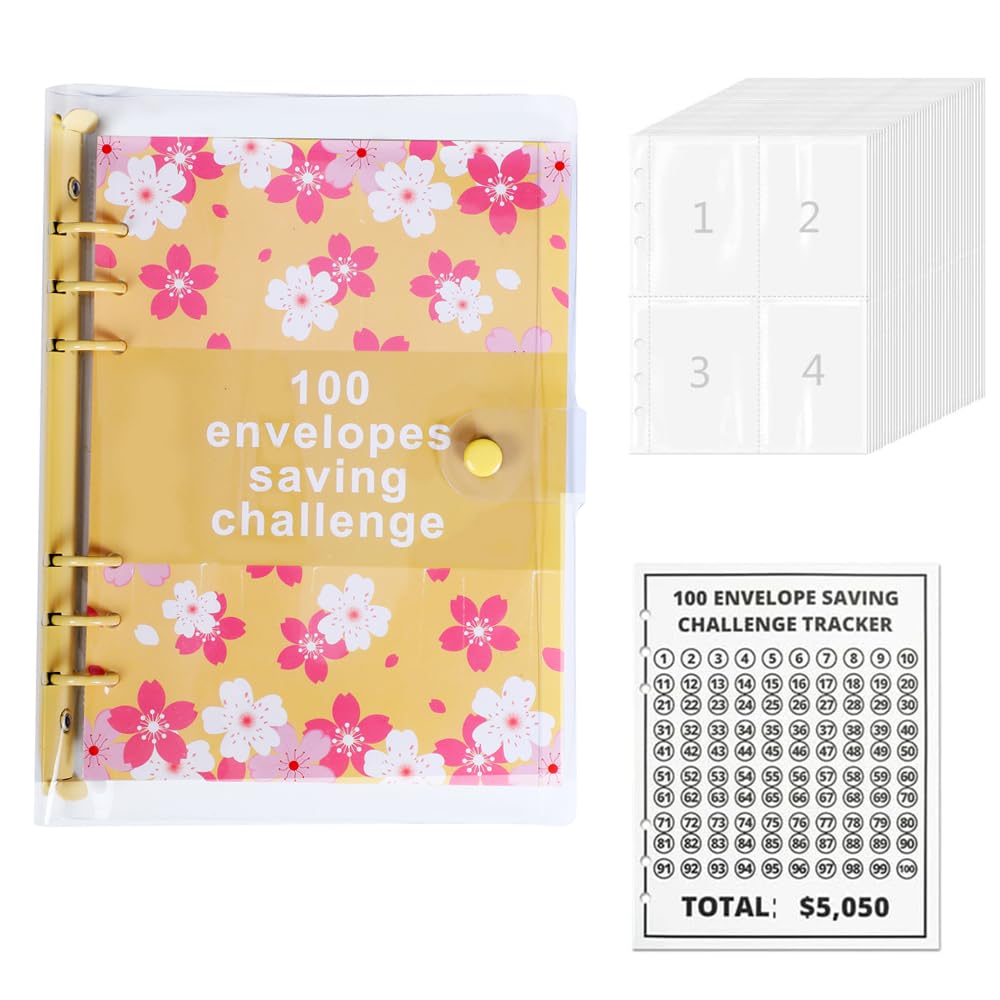 100 Saving challenge Box ver. (リフィルのみ) 貯金リフィル A6 100 Saving challenge Box ver. その他雑貨