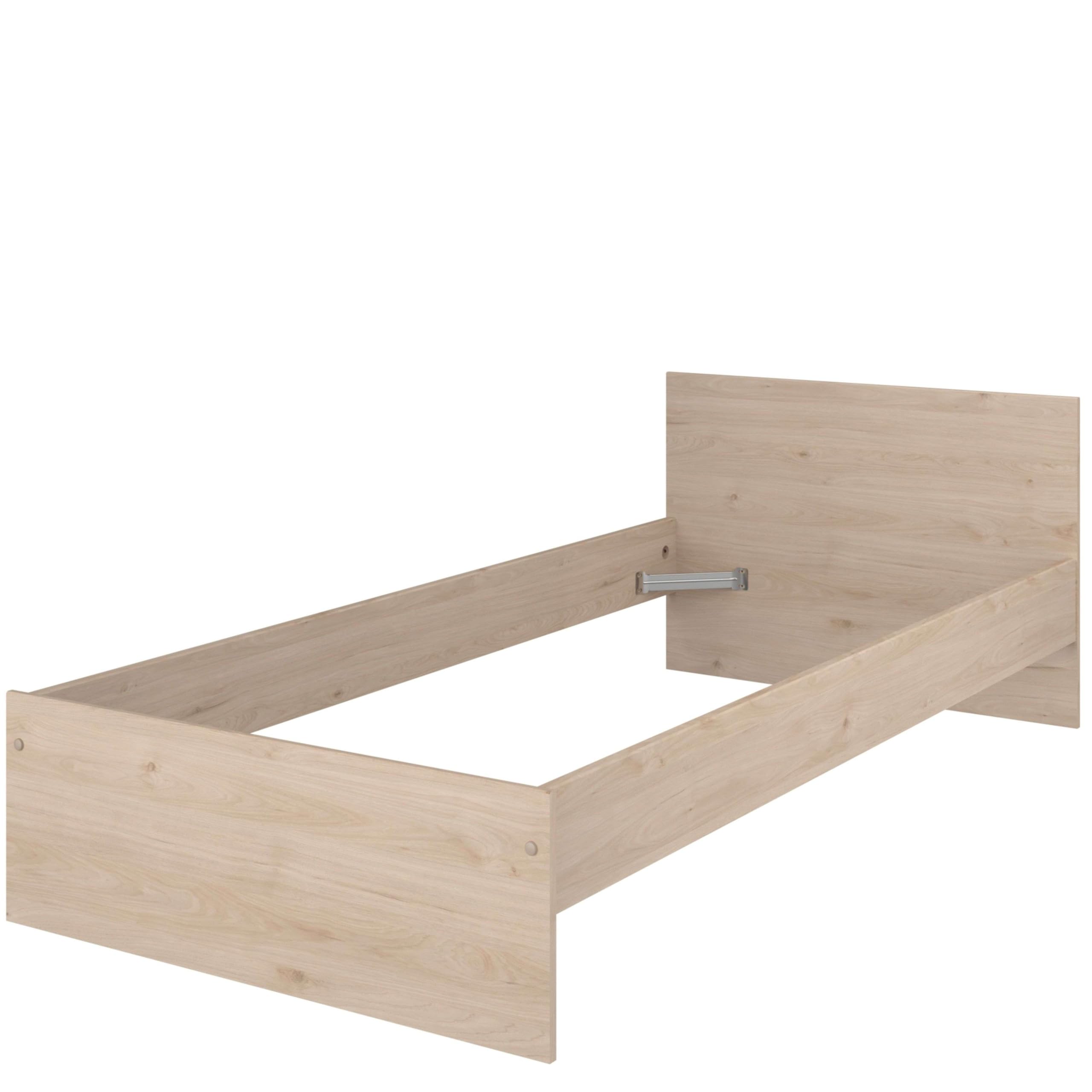 Cama Juvenil Child en color Roble Jackson con 2 cajones 90x190 cm