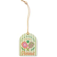 Hanging Car Air Freshener Set of 2, Odor Eliminator, Pickleball Rally