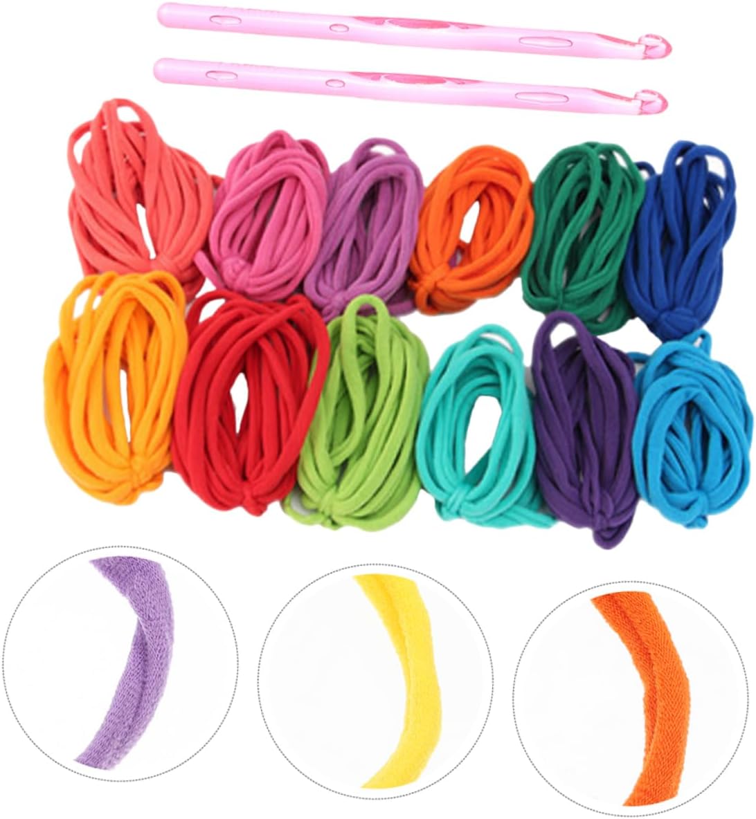 OHPHCALL Weaving Loom Kit for Boys and Girls 50 Colorful Potholder Loops DIY Elastic Rope Weaving Craft Supplies for Fun Arts and Crafts Projects