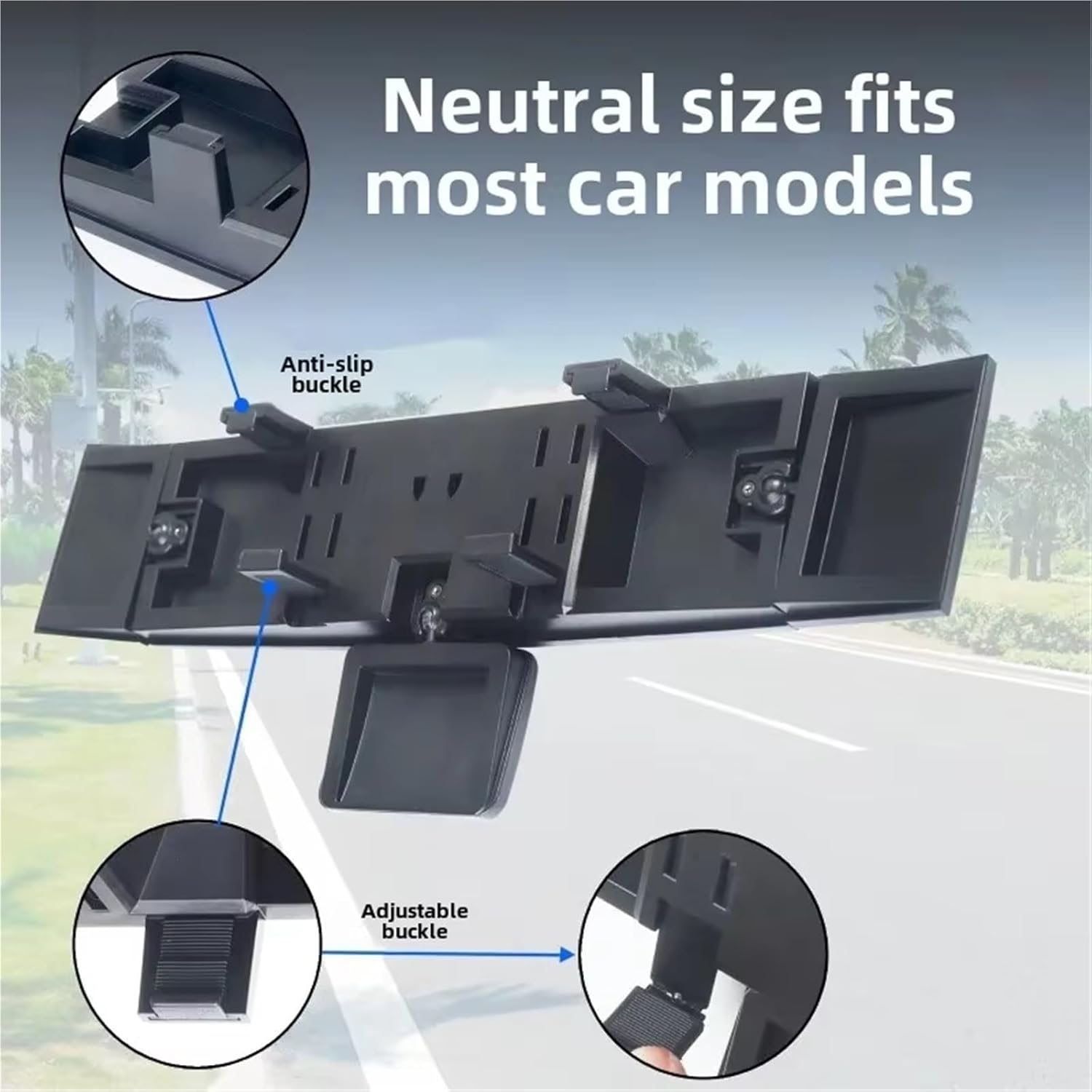 Interior Car Rearview Mirrors In The Car Wide Angle Panoramic Assisting Interior Clip On Convex Rear View Inside Mirrors