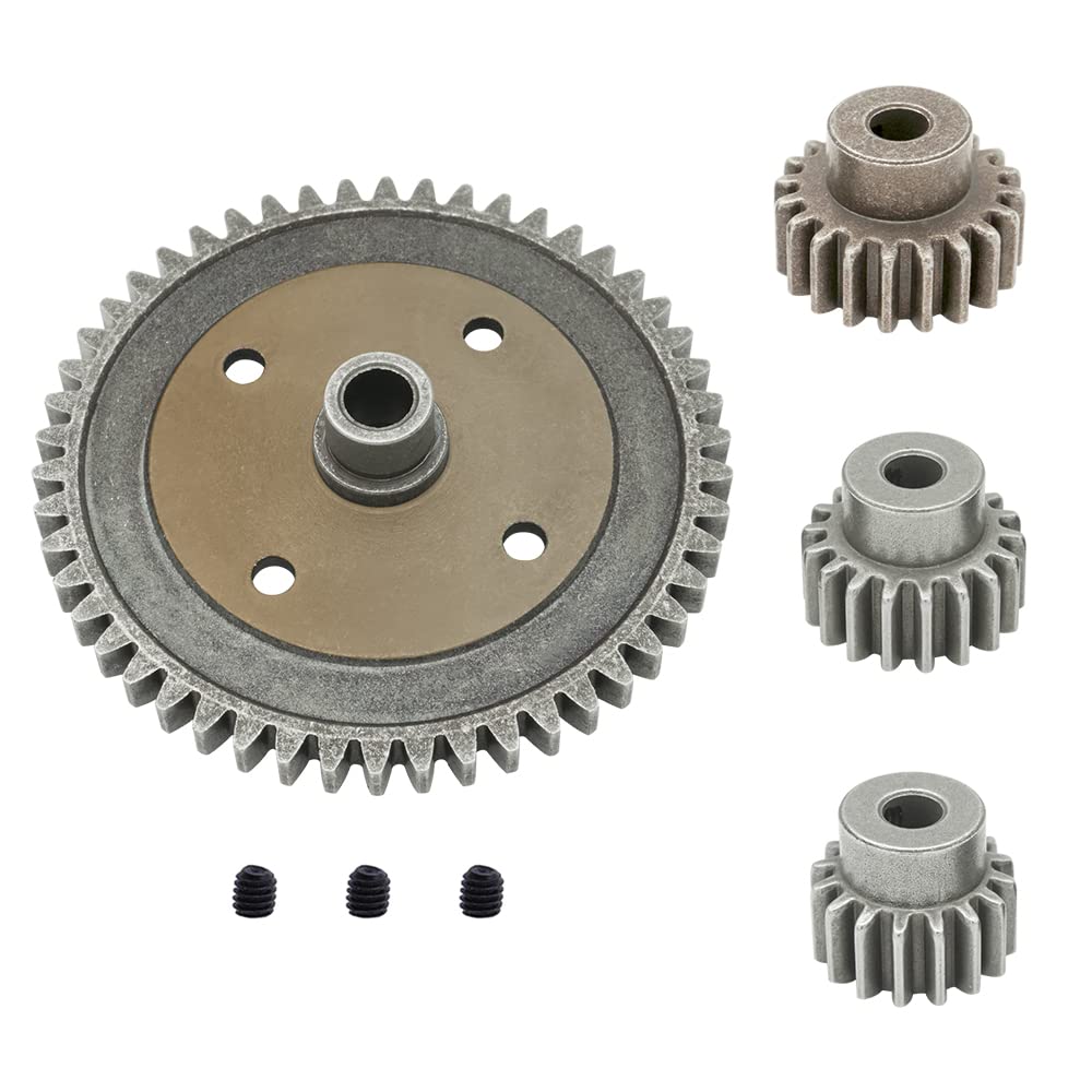 46T HD Steel Spur Gear MOD 1 For Arrma Kraton, Outcast, Talion, Typhon 1/8 Scale RC Cars