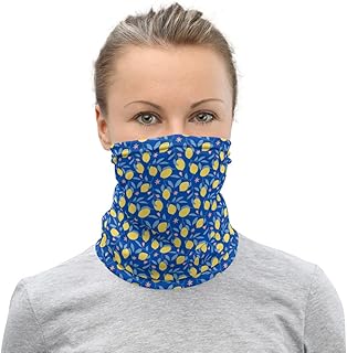 Lemons Neck Gaiter Face Cover Scarf Stitched Unisex | Breathable Fabric | Stretch Fabric