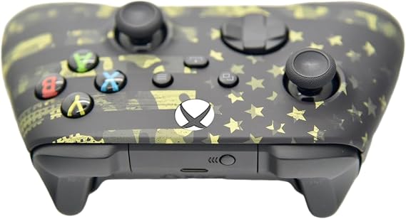 Wireless Custom Controller Compatible with PC, Windows 10+, Series X/S & One (Series X/S Camo Flag)