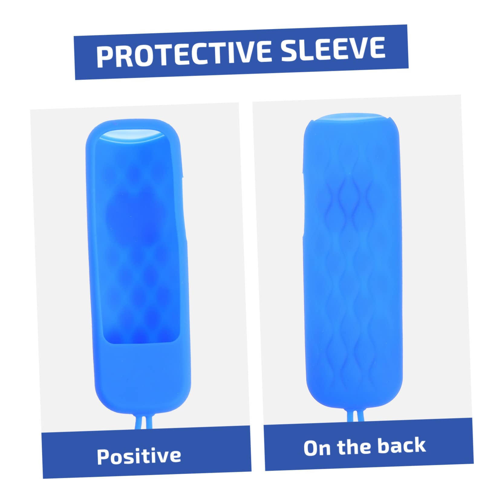 2pezzi Custodia Per Telecomando in Silicone Protettivo Antiurto Da Apertura Per Non Adatta Per Controller Tv