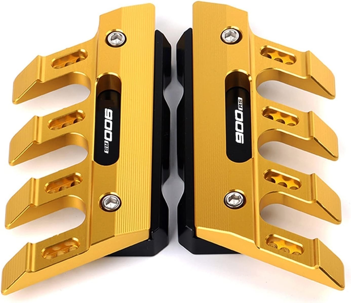 for Kawasaki Z900RS Cafe Ninja Motorcycle Mudguard Front Fork Protector Guard Block Front Fender Slider Accessories Side Guard CNC Aluminum Multiple Colour (Color : Gold)