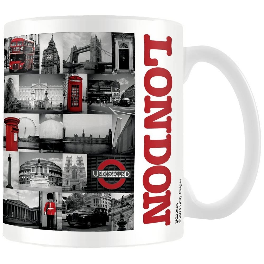 Pyramid International Mug (London Design) 11oz Coffee Mug, Cups and Coffee Mug for Women and Men - Official Merchandise