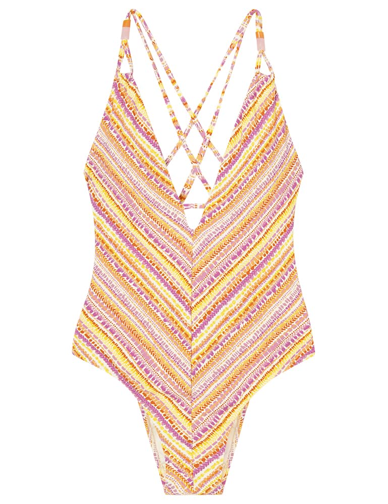 Women'secret Swimsuit Sun Tropical Costume a Slip Donna