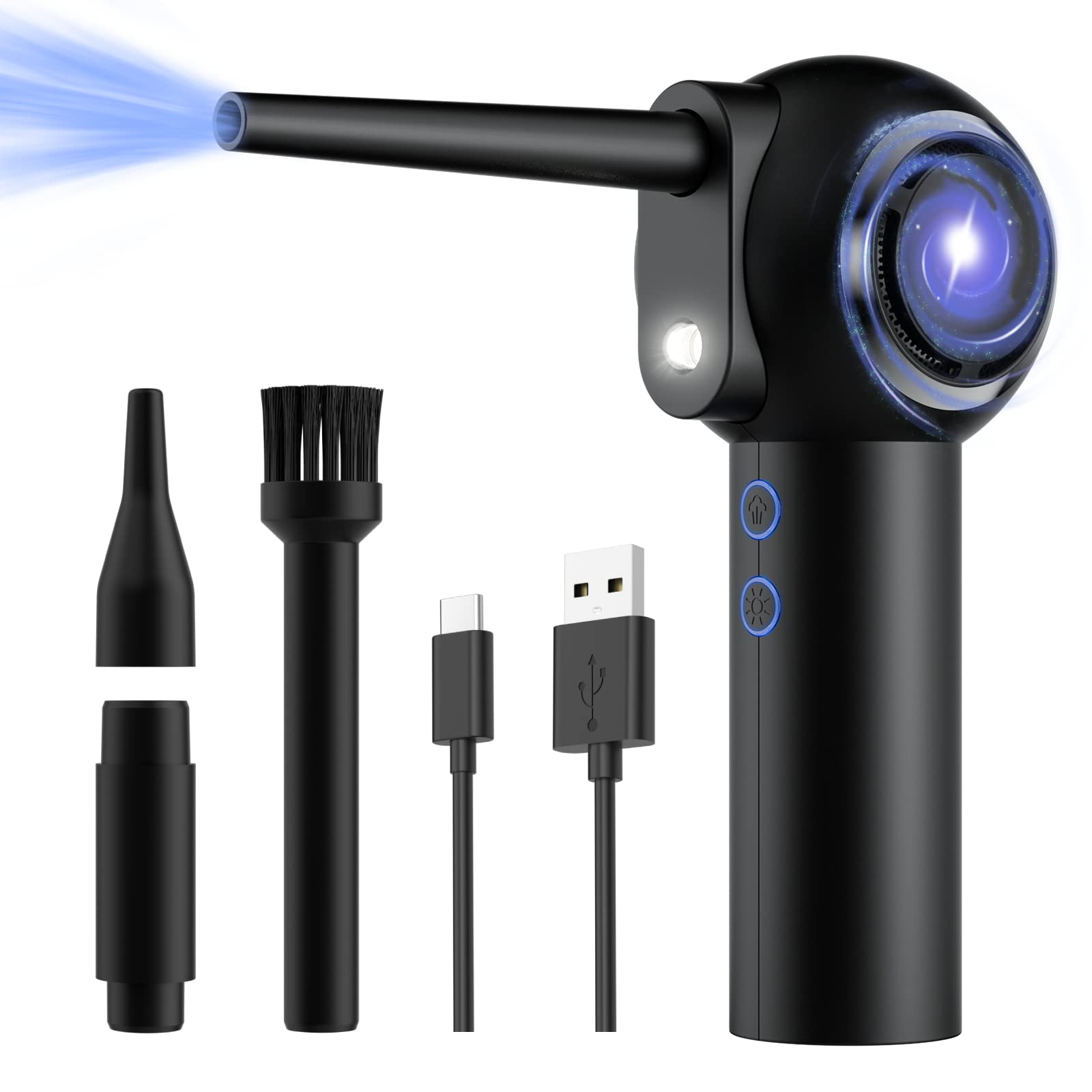 Buy Compressed Air Duster, Ciniffo Electric Air Duster 45000RPM