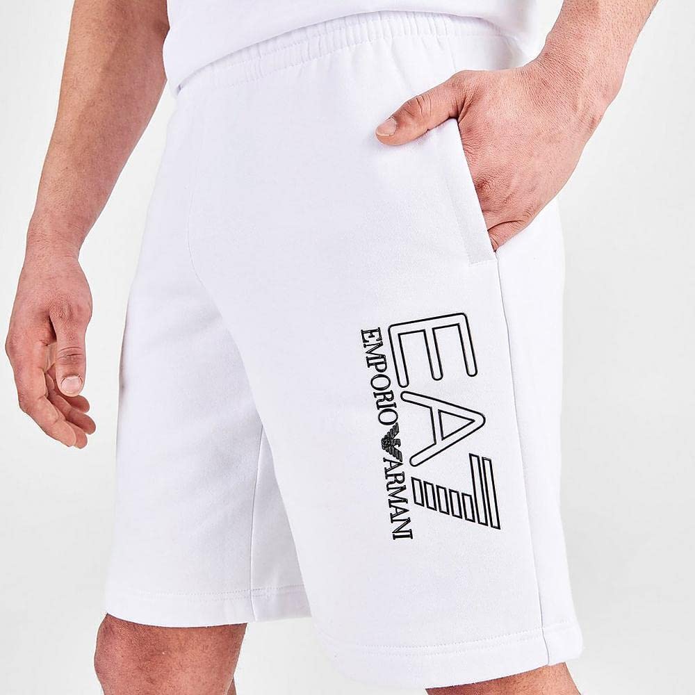 VIP【関税送料無料】希少 EA7 EMPORIO ARMANI SHORTS Emporio Armani Men's EA7 Large Logo Bermuda Shorts Size M