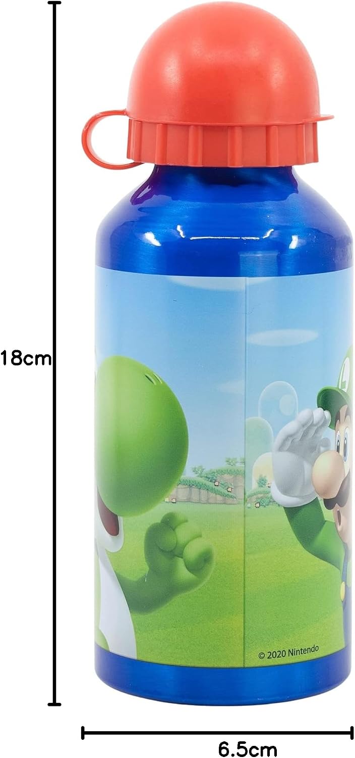 Stor |Aluminium Bottle 400 Ml Super Mario