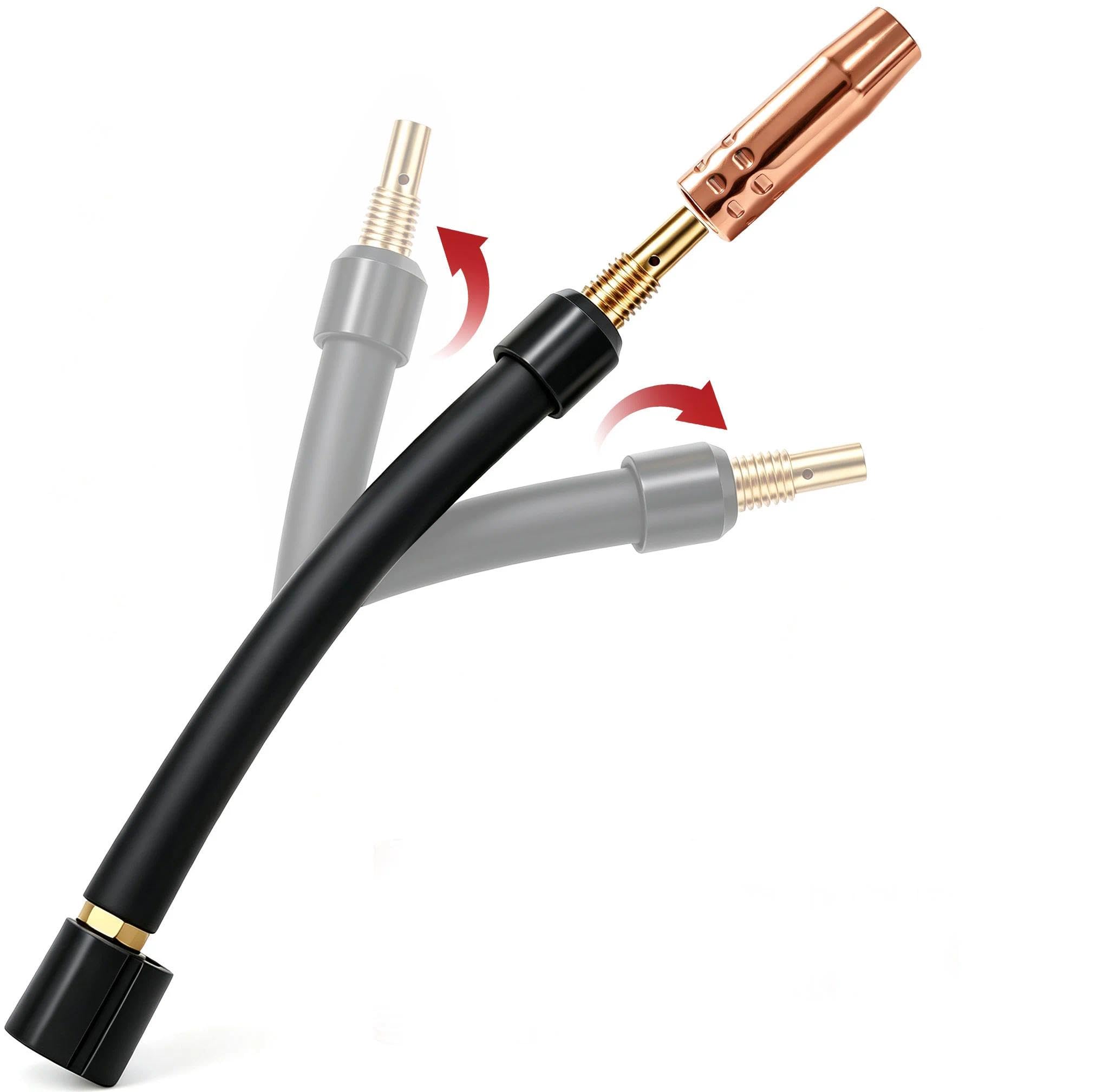 Congqiang Eddyweld MIg Gun Flexible Neck Compatible with Lincoln Weld Pak