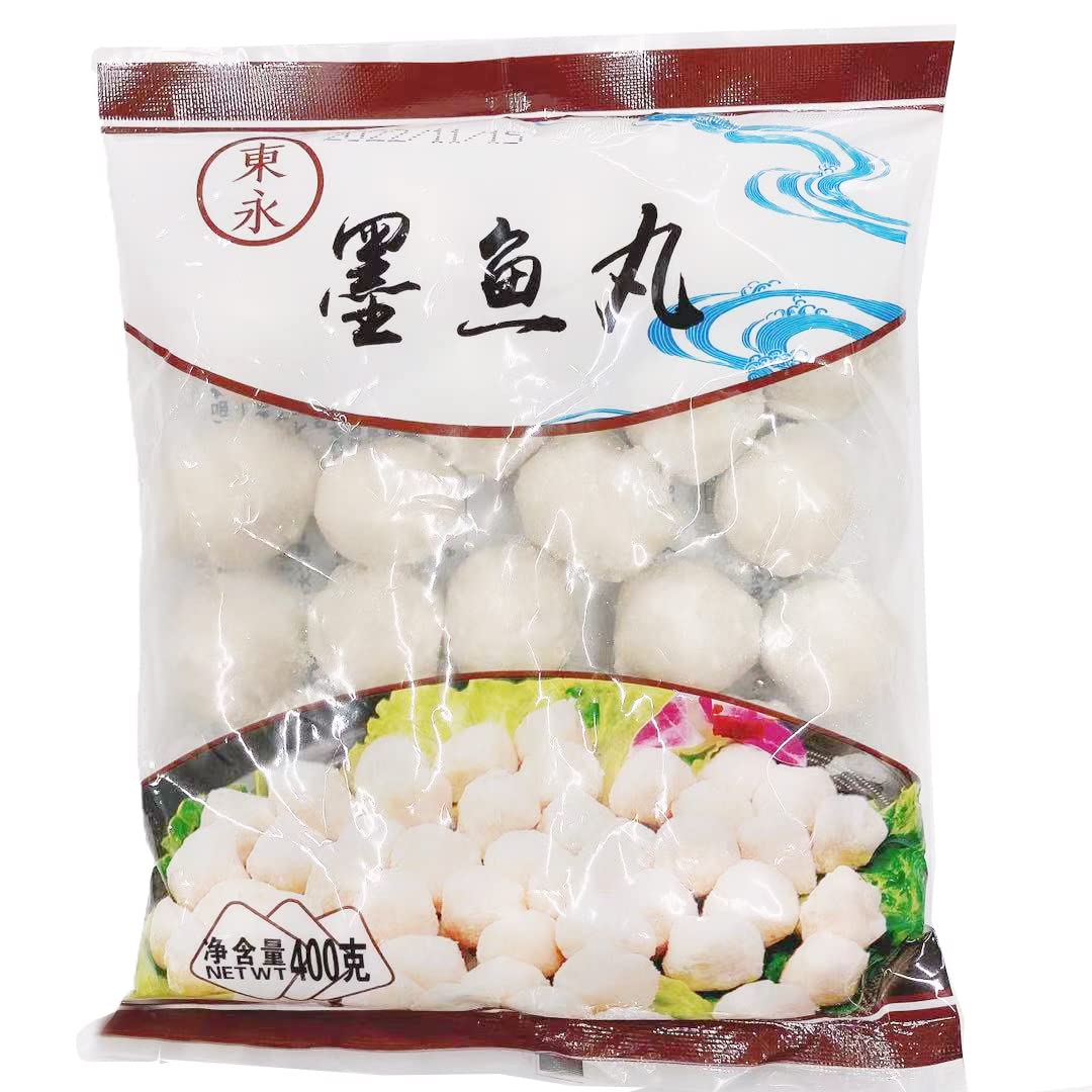Amazon | 冷凍丸子 東永丸子 正宗福州魚丸 墨魚丸 花枝丸 鮮蝦丸 火鍋具材 魚丸 いか団子 えび団子 ミートボール 冷凍食品 (1点 ...