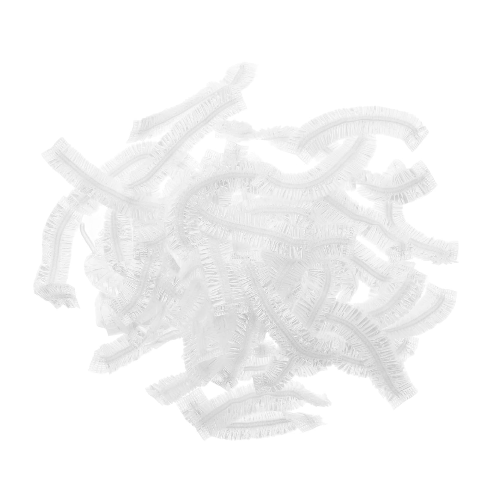 OFFSCH 100pcs Reusable Elastic Food Bowl Covers Transparent Stretchable Plastic Wrap for Sourdough Baking Bread Storage and Kitchen Essentials Fresh Keeping Bags