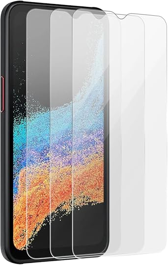 3 Pack Screen Protector for Galaxy Xcover6 Pro G736,Anti-Scratch H9 Hardness Tempered glass Protective Film