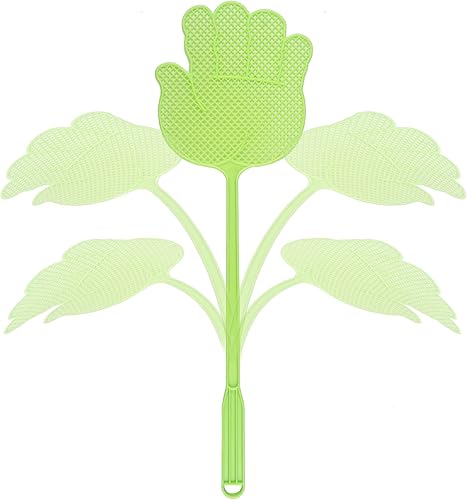 Miniatura 4 de Dirza Fly Swatter - Funny Hand Shaped Fly Swatters -Durable - Colorful for HomeIndoorOutdoorClassroomOfficePack of 5