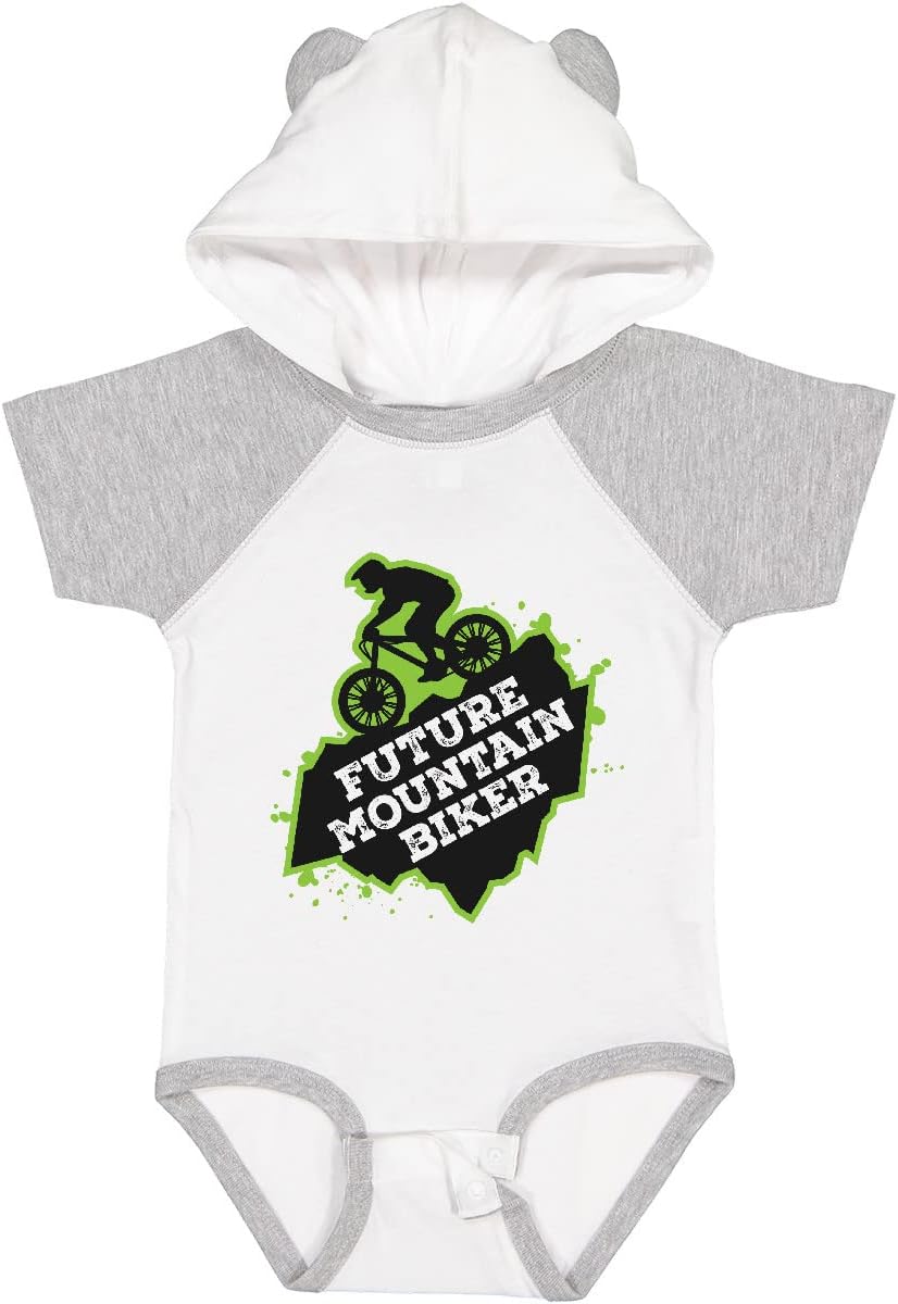 inktastic Mountain Biking Future Mountain Biker Baby Bodysuit