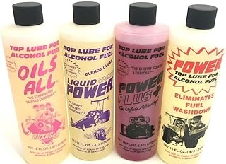 PowerPlus Lubricants Fuel Additive Alcohol Top Lube Scented 16oz Variety Pack