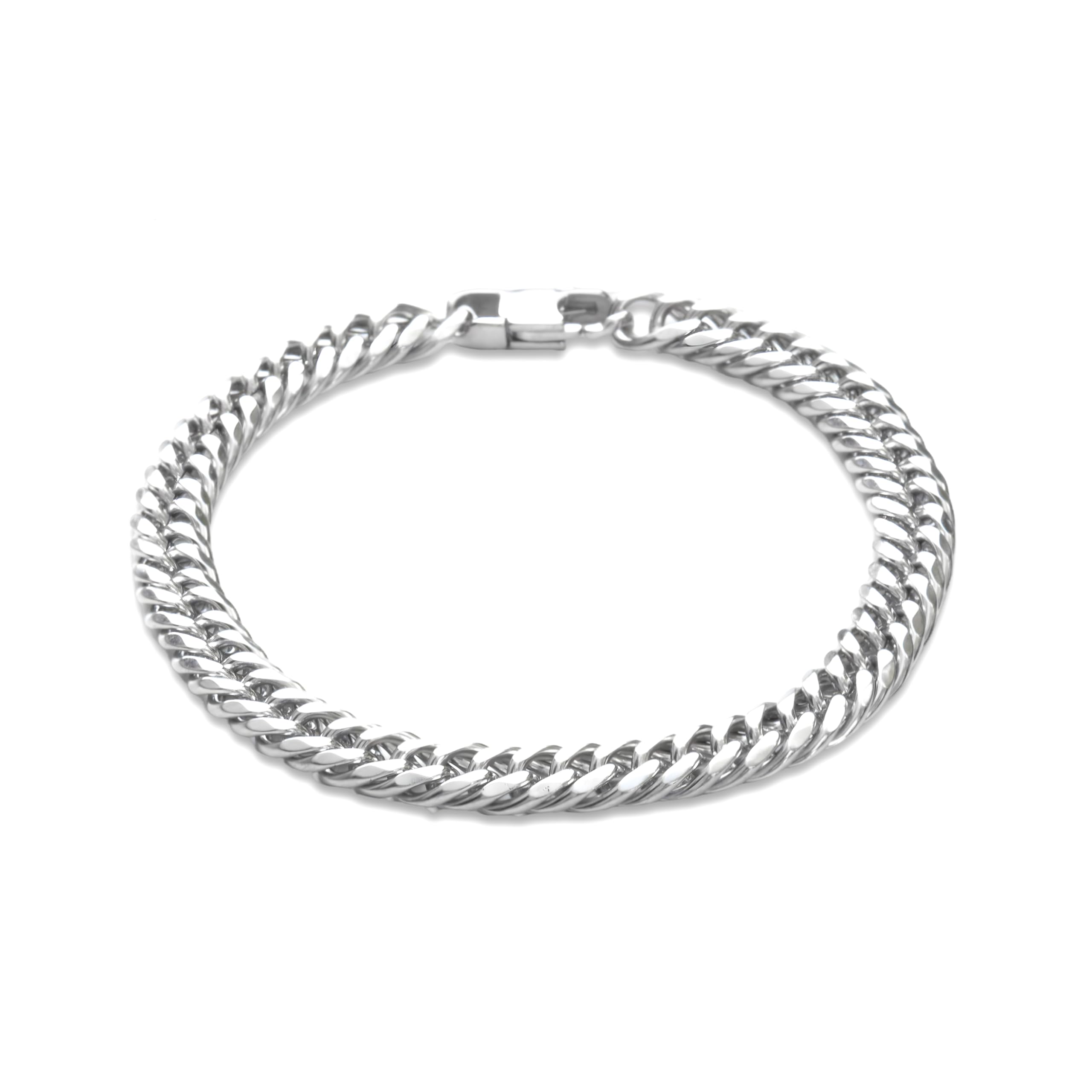 Dustill Edelstahl Halsketten | 60 cm | Matt-Schwarz & Silber
