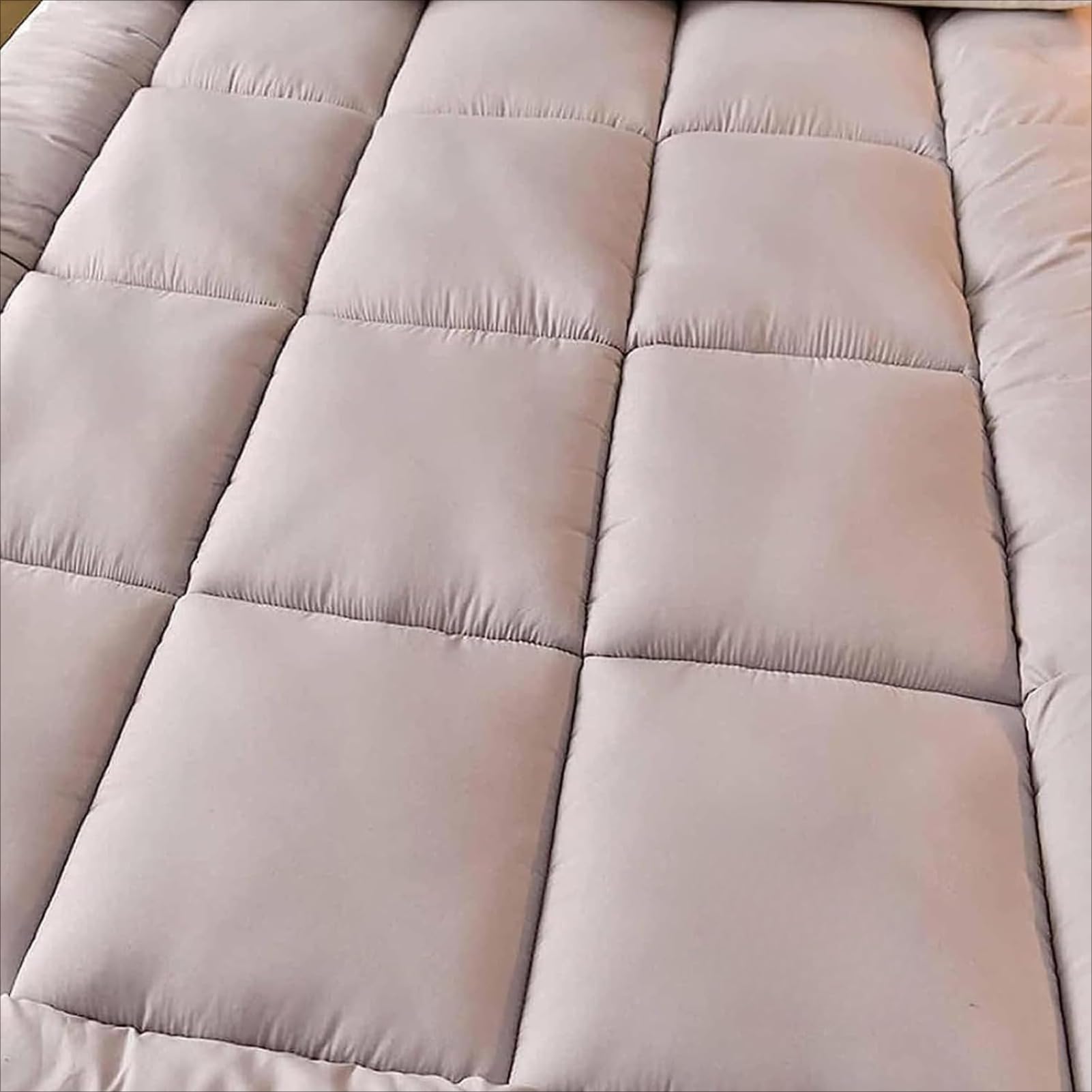Materassino futon giapponese pieghevole, 7,6 cm, traspirante, per uso a pavimento, ideale per campeggio e ospiti, design portatile (D 89,9 x 199,9 cm)