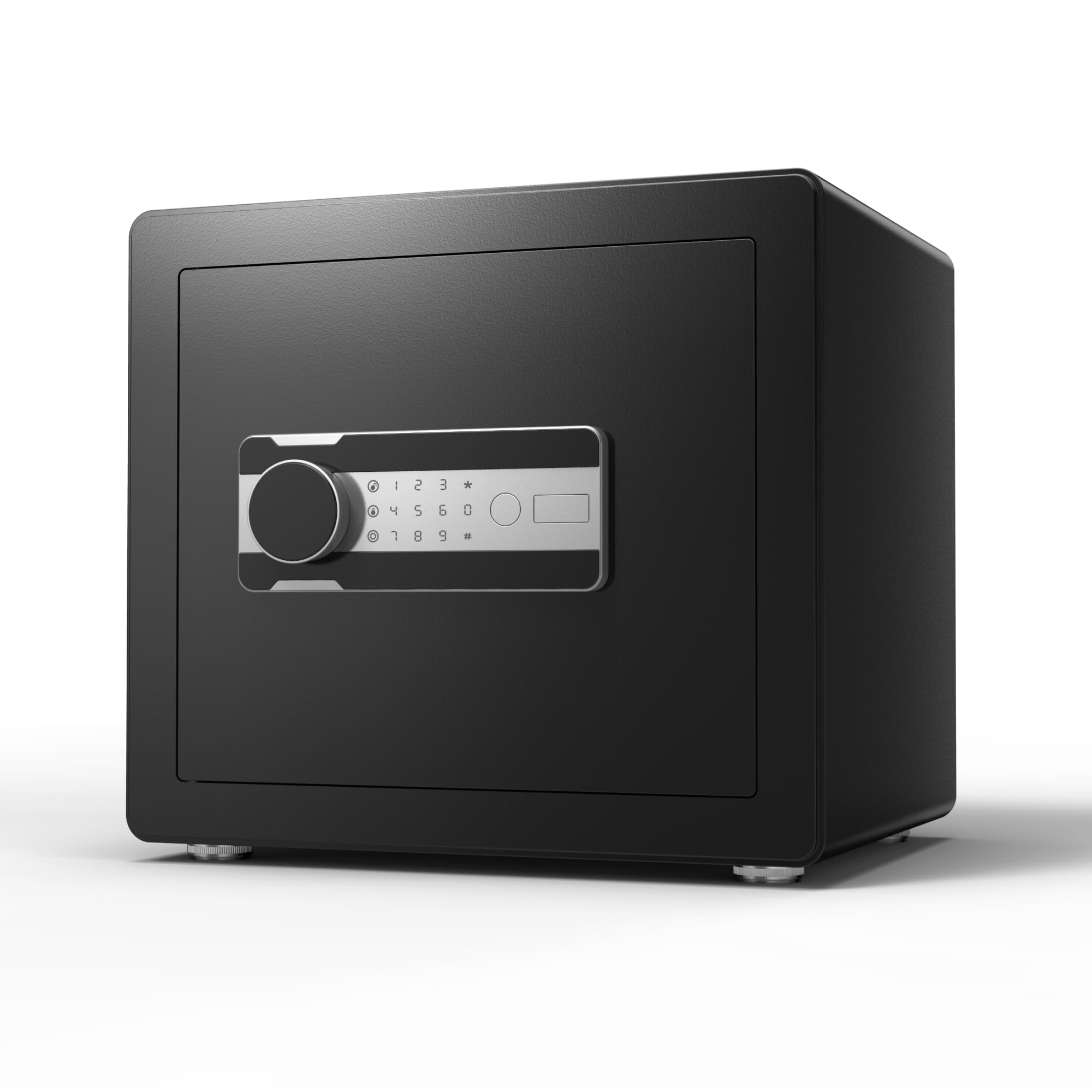 Steel Security Safe Box with Electronic Keypad Lock, 1.5 Cubic Feet Home Safe Box for Secure Cash Jewelry Documents Valuables (Keypad Lock)