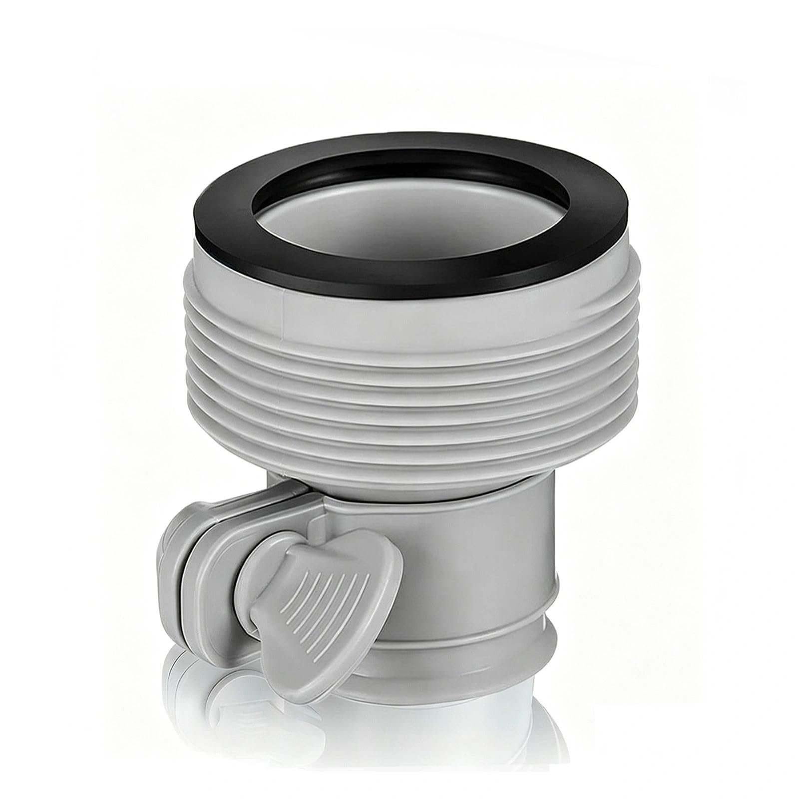 MEWTWEO Pool Adapter Type B, Pool Filter Pump Hose Adapters Converter, Filter Pump Connector for Intex Pools, Pipe Connector Adapter with Thread, for 1.25 Inch to 1.5 Inch Replacement Connectors