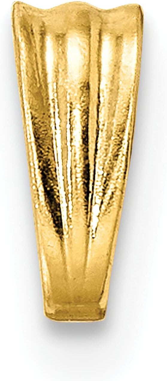 14K Gold Snap On Bail Jewelry Finding for Making Jewelry