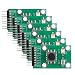 6Pcs Five-Direction Navigation Button Module 5D Rocker Joystick Independent Keyboard Switch Module Green PCB