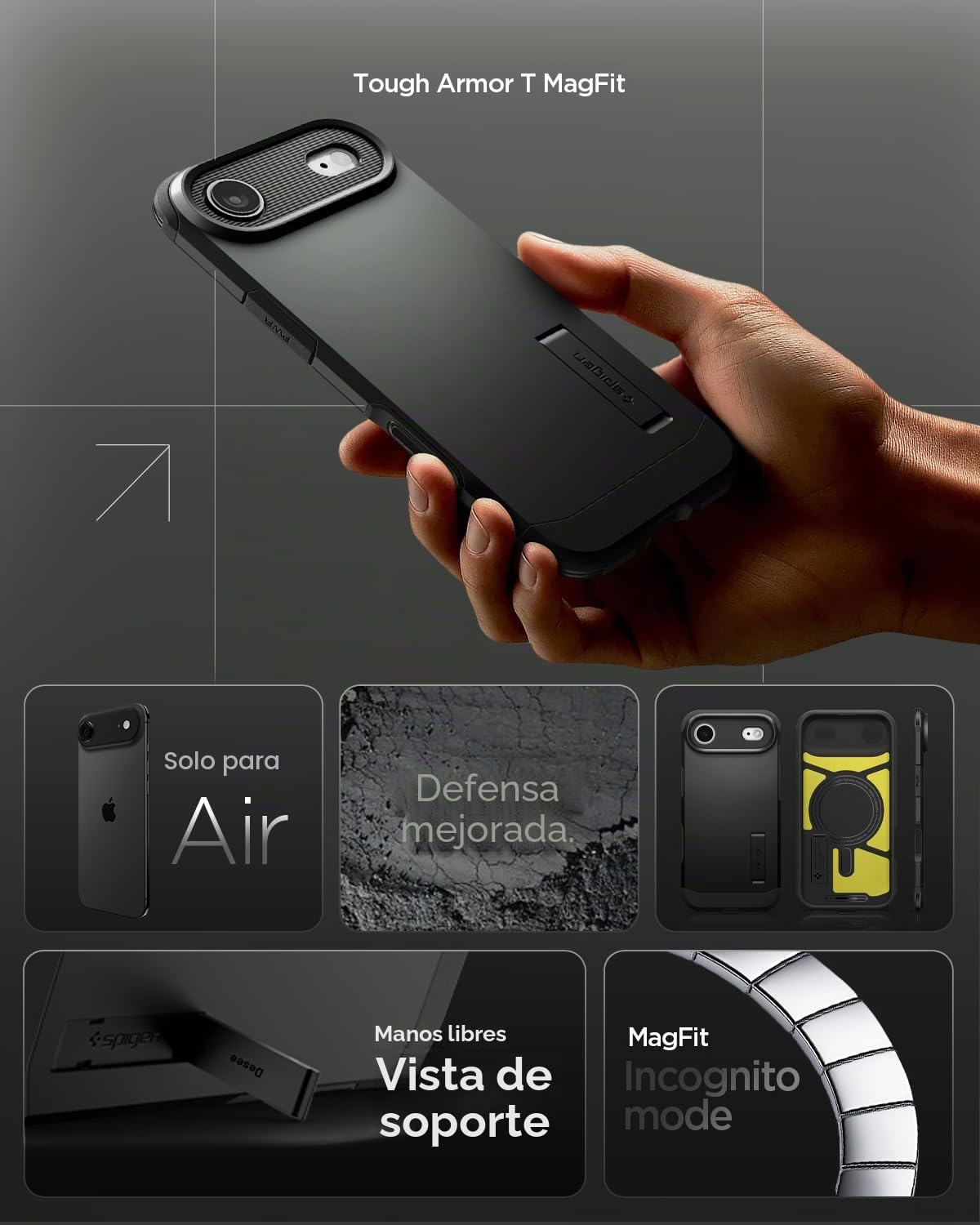 Spigen Funda Tough Armor T MagFit para iPhone Air