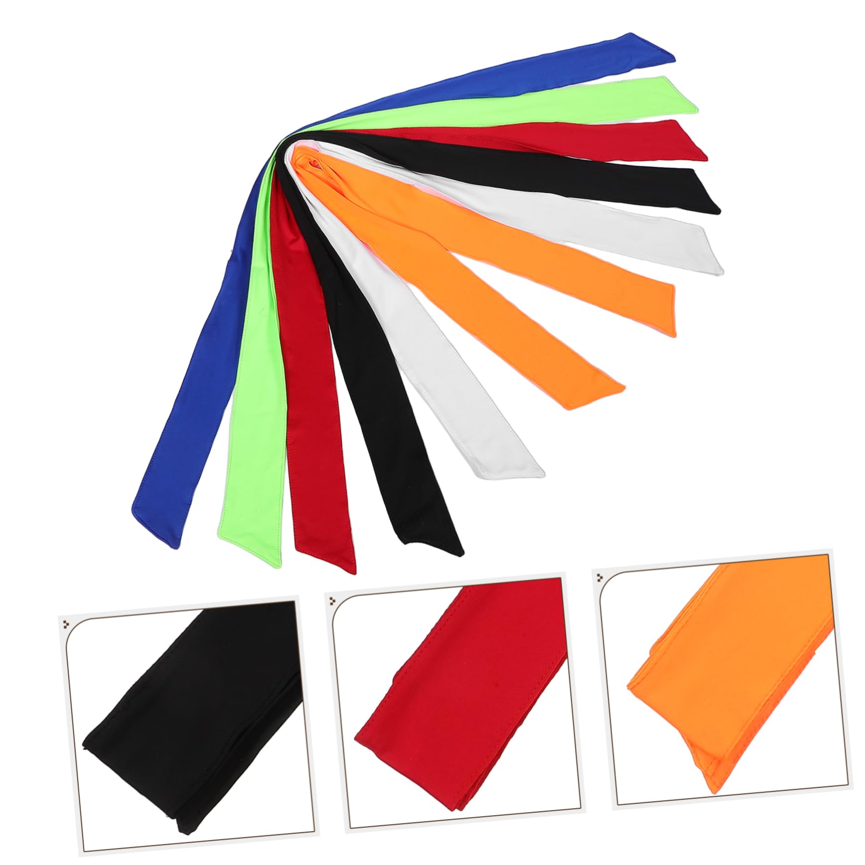 VALICLUD 24pièces Bandeau Anti-Transpiration à Nouer Bandeaux de Sport Respirants Bandeaux de Course pour Hommes et Femmes Contrôle Transpiration Maintien Sûr