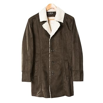 Amazon | [ゴシップ] ランチコート メンズ フェイクムートン