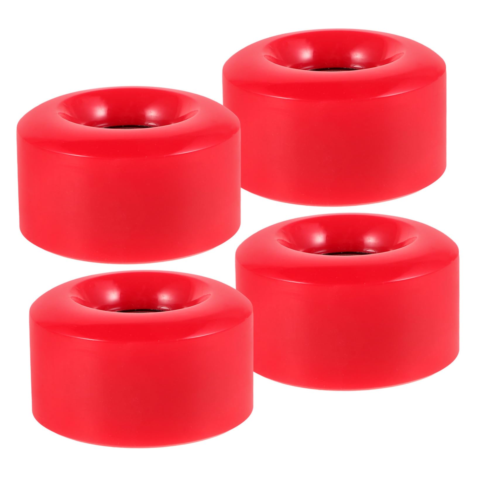 Yardwe Roller Skates Accessories 4pcs High Elastic Roller Wheels Perfect for Skating