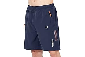 Free Country Men's Athletic Running Shorts: Dry, Fit, Perform