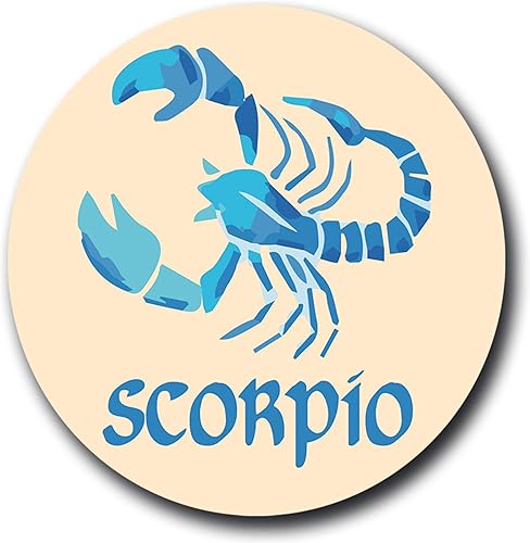 Miniatura 8 de Magnet Me Up Capricornio - Calcomanía magnética con signo del zodiaco para nevera, 5 pulgadas, redonda, colección fresca, perfecta para